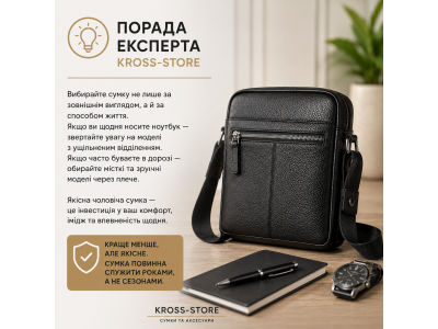 Як вибрати чоловічу сумку через плече у 2026 році: повний посібник покупця