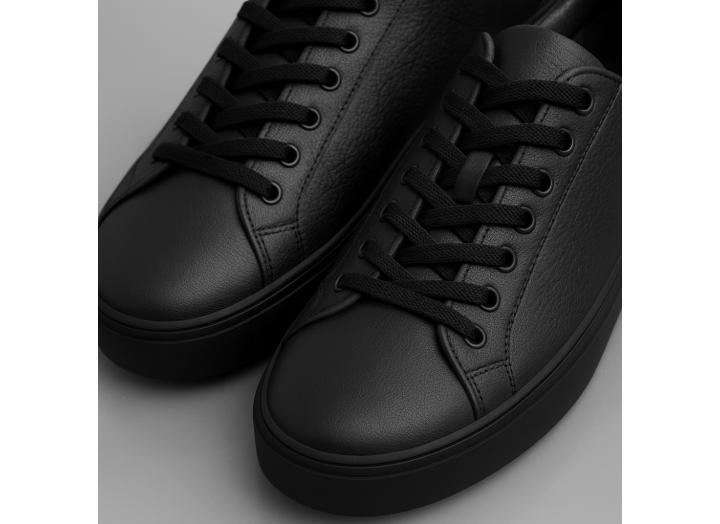 Жіночі зимові кросівки з вовною шкіряні Kindzer LUX 5212 чорні